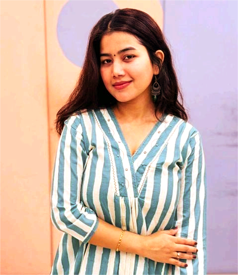 Sky Blue Cotton Striped Kurta Set